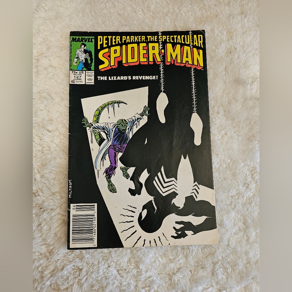 Vintage Marvel Peter Parker SpiderMan Lizards Revenge 1987